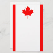 カナダ愛国国旗 便箋 (正面/裏面)