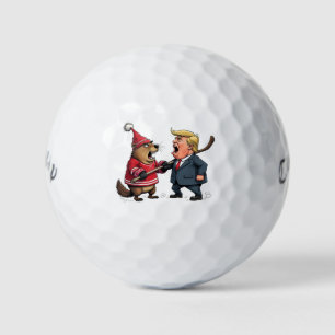 カナダ戦トランプ ゴルフボール