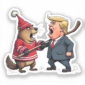 カナダ戦トランプ シール (正面)