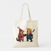 カナダ戦トランプ トートバッグ (裏面)