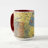 カナダ戦争中 マグカップ (正面左)