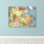 カナダ戦争時 キャンバスプリント (インサイチュ (ウッドフロア))