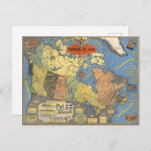 カナダ戦争時 ポストカード (正面/裏面)