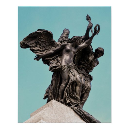 カナダ戦争記念平和と自由 ポスター (正面)