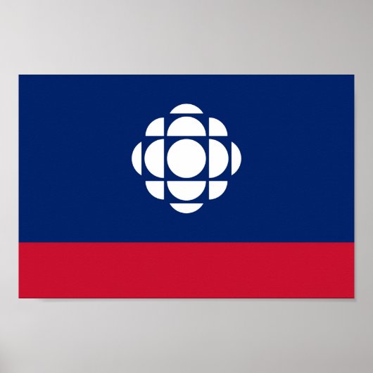 カナダ放送協会国旗 ポスター (正面)