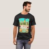 カナダ教育フランス語教師子供ニワトリSCH Tシャツ (正面フル)