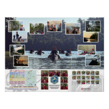 カナダ旅行カヌートレイルズ2025年のポスター