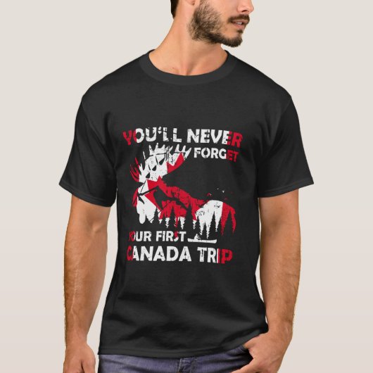 カナダ旅行フラグモースカナダ Tシャツ (正面)