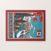 カナダ旅行ポスター ジグソーパズル (横)