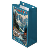 カナダ旅行ポスター スモールペーパーバッグ (正面アングル)