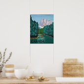 カナダ旅行ポスター ポスター (キッチン)