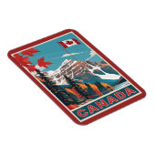 カナダ旅行ポスター マグネット (右側)