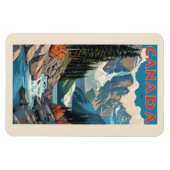 カナダ旅行ポスター マグネット (横)