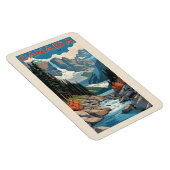 カナダ旅行ポスター マグネット (右側)