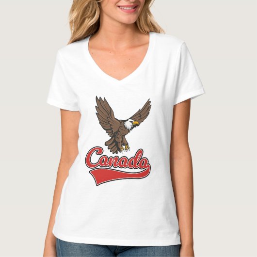 カナダ旅行ロゴ Tシャツ (正面)