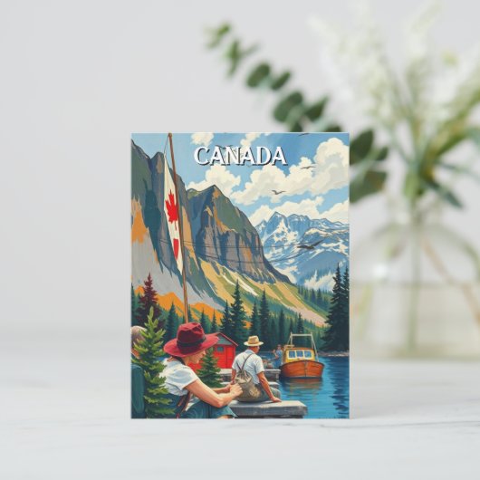 カナダ旅行 ポストカード (スタンド正面)