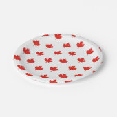 カナダ日の紙皿 ペーパープレート (アングル)