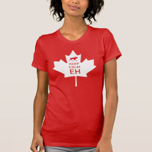 カナダ日は穏やかなEHを保ちます Tシャツ