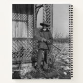 カナダ旧西農場のカウボーイランチャー ノートブック (裏面)