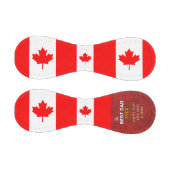 カナダ最高のパパ、愛国心、カナダ国旗 野球ボール (パネル)