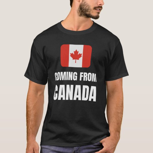 カナダ来出身の Tシャツ (正面)