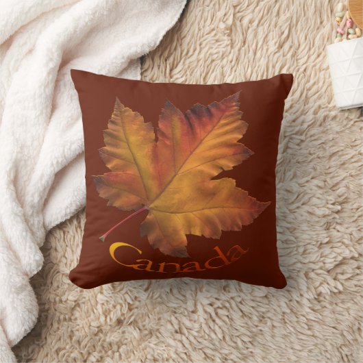 カナダ枕カナパーソナライズされたダ土産枕 クッション (ブランケット)