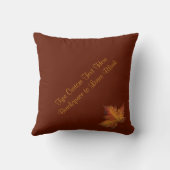 カナダ枕カナパーソナライズされたダ土産枕 クッション (裏面)