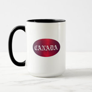 カナダ楕円 マグカップ