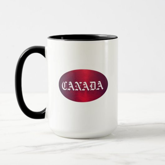カナダ楕円 マグカップ (左)