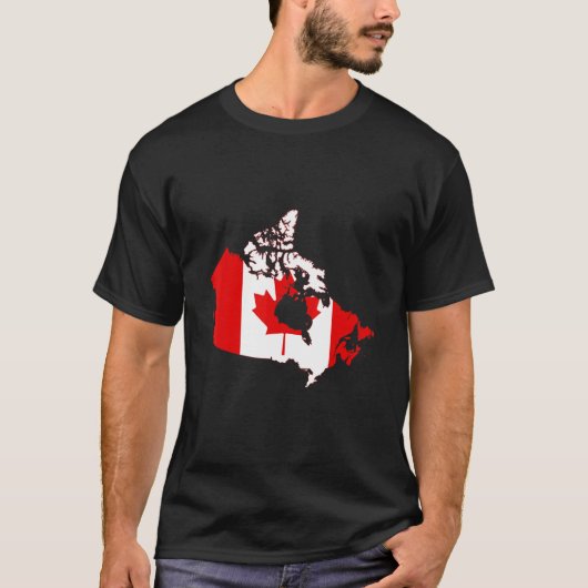 カナダ概要カナダ国旗 Tシャツ (正面)