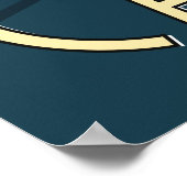 カナダ機関車の旅行ポスター ポスター (角)