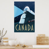カナダ機関車の旅行ポスター ポスター (キッチン)