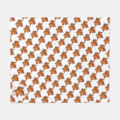 カナダ毛布カナダもみじ葉お土産ブランケット フリースブランケット (正面(横))