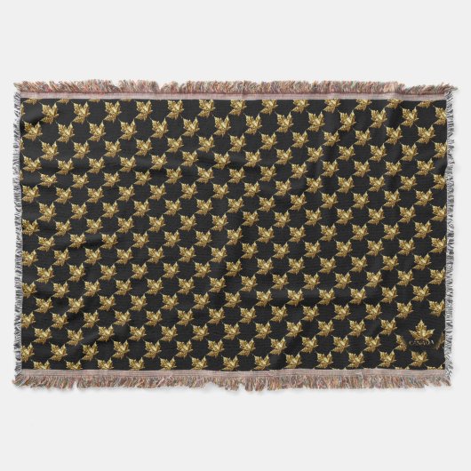 カナダ毛布カナダ金ゴールドメダルスロー スローブランケット (正面)