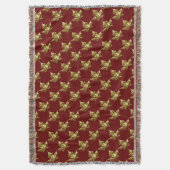 カナダ毛布カナダ金ゴールドメダル土産投げ スローブランケット (正面縦)