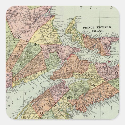 カナダ海事地方 スクエアシール (正面)