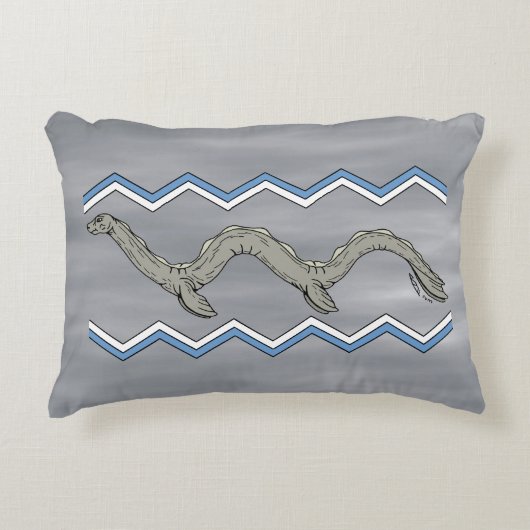 カナダ湖モンスタージガグ アクセントクッション (正面)