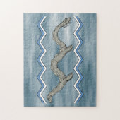 カナダ湖モンスタージガグ ジグソーパズル (縦)