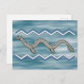 カナダ湖モンスタージガグ ポストカード (正面/裏面)