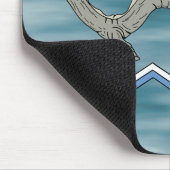 カナダ湖モンスタージガグ マウスパッド (コーナー)