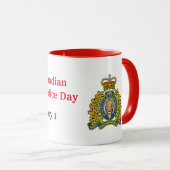 カナダ王室の騎馬警察の日のマグカップ マグカップ (正面右)