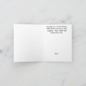 カナダ王立騎馬警察のクリスマスカード カード (内部)