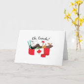 カナダ王 カード (黄色い花)