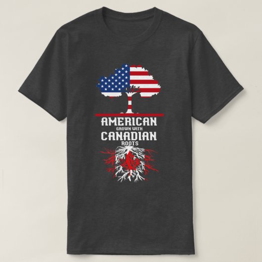 カナダ産アメリカ産ルーツカナダ Tシャツ (デザイン正面)