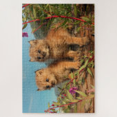 カナダ産リンクス・キテンス（アラスカ） ジグソーパズル (縦)