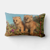 カナダ産リンクス・キテンス（アラスカ） ランバークッション (裏面)