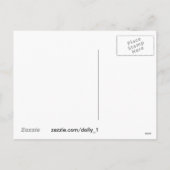 カナダ秋の国旗から感謝祭の挨拶 シーズンポストカード (裏面)