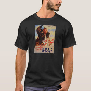 カナダ空軍のはえそして戦い Tシャツ