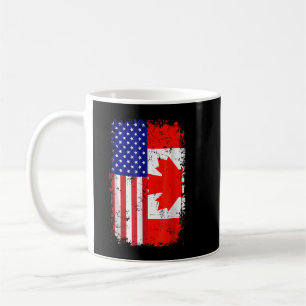 カナダ米国国旗アメリカカナダ愛国党 コーヒーマグカップ