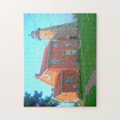 カナダ素晴らしの薄気味湖。 ジグソーパズル (縦)